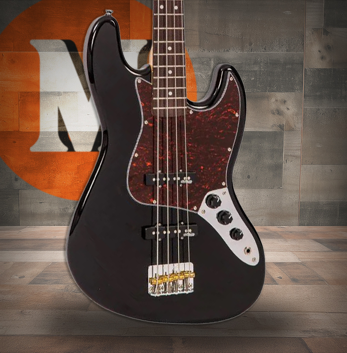 Vintage VJ74 ReIssued Bass - Boulevard Black | Musician Madness