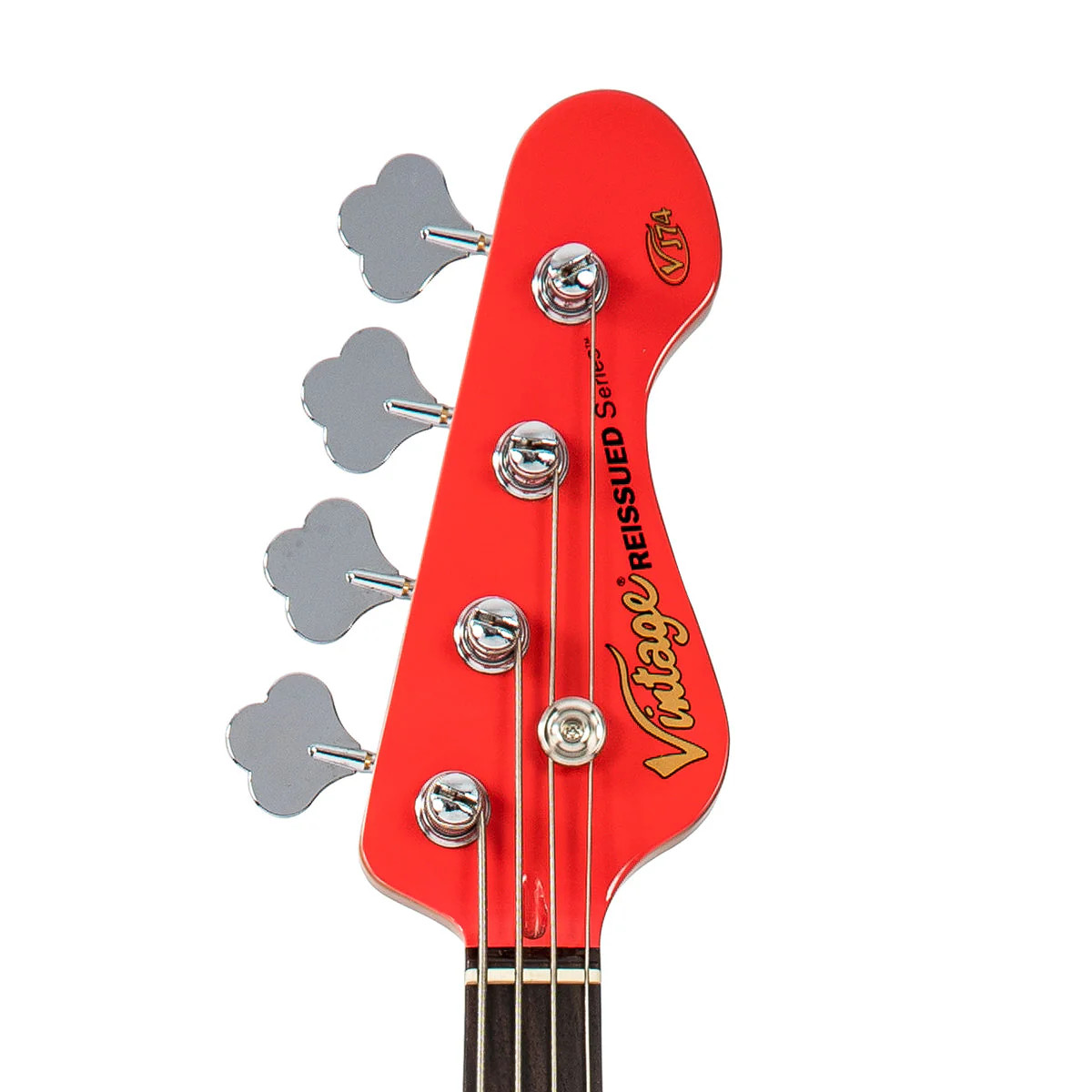 Vintage VJ74 ReIssued Bass - Firenza Red | Musician Madness