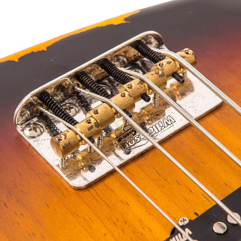 Vintage VJ74 ICON Bass - Distressed Sunset Sunburst | Musician Madness