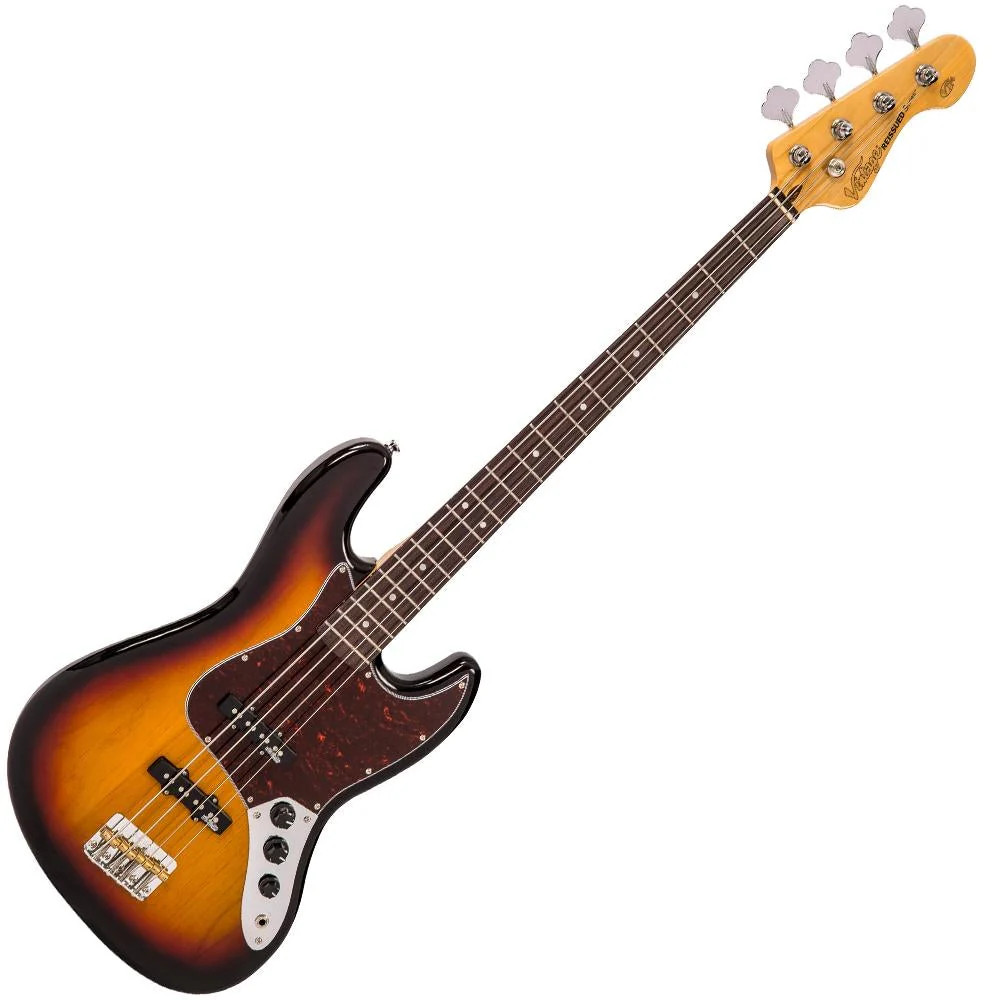 Vintage VJ74 ReIssued Bass - Sunset Sunburst (VJ74SSB) | Musician Madness