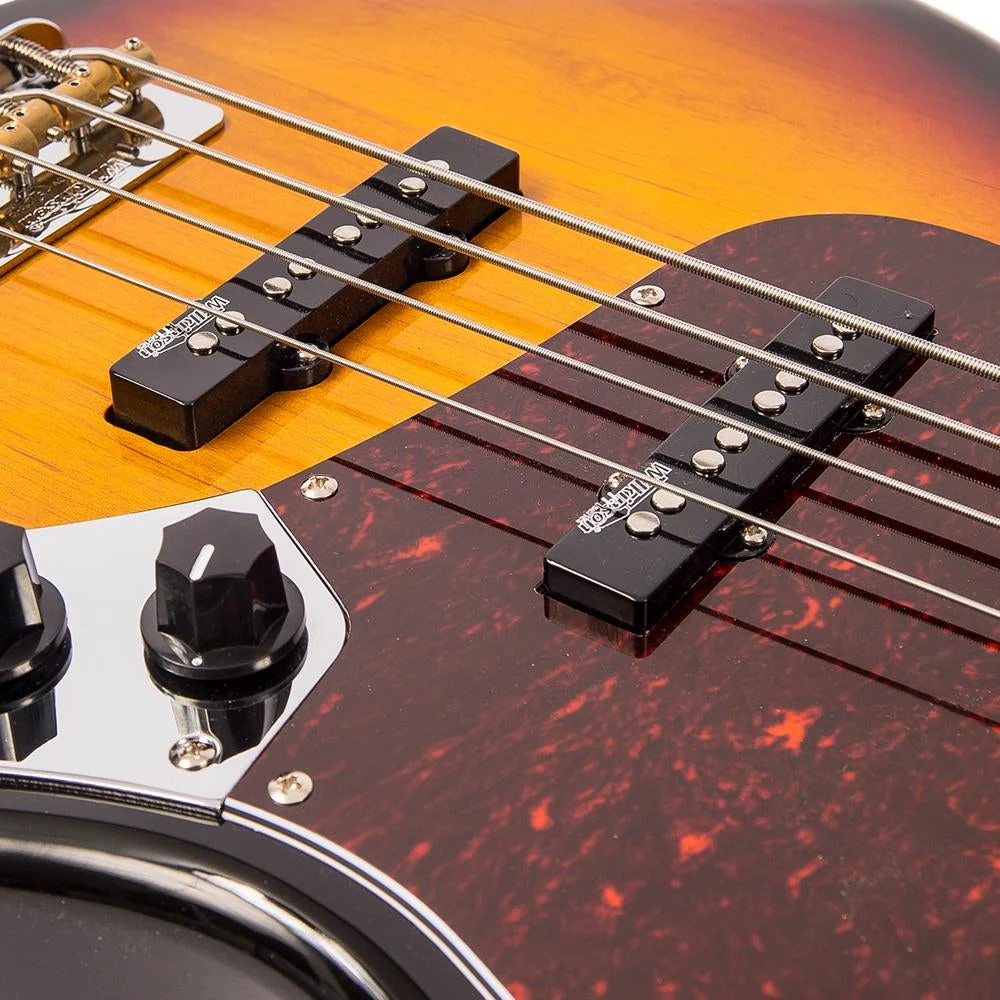 Vintage VJ74 ReIssued Bass - Sunset Sunburst (VJ74SSB) | Musician Madness