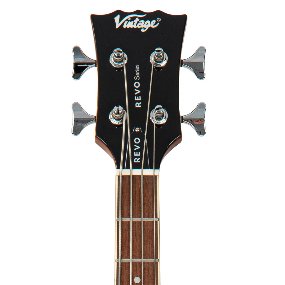 Vintage REVO Series 'Supreme' Semi-Acoustic Bass Guitar - Natural (VRS450N) | Musician Madness