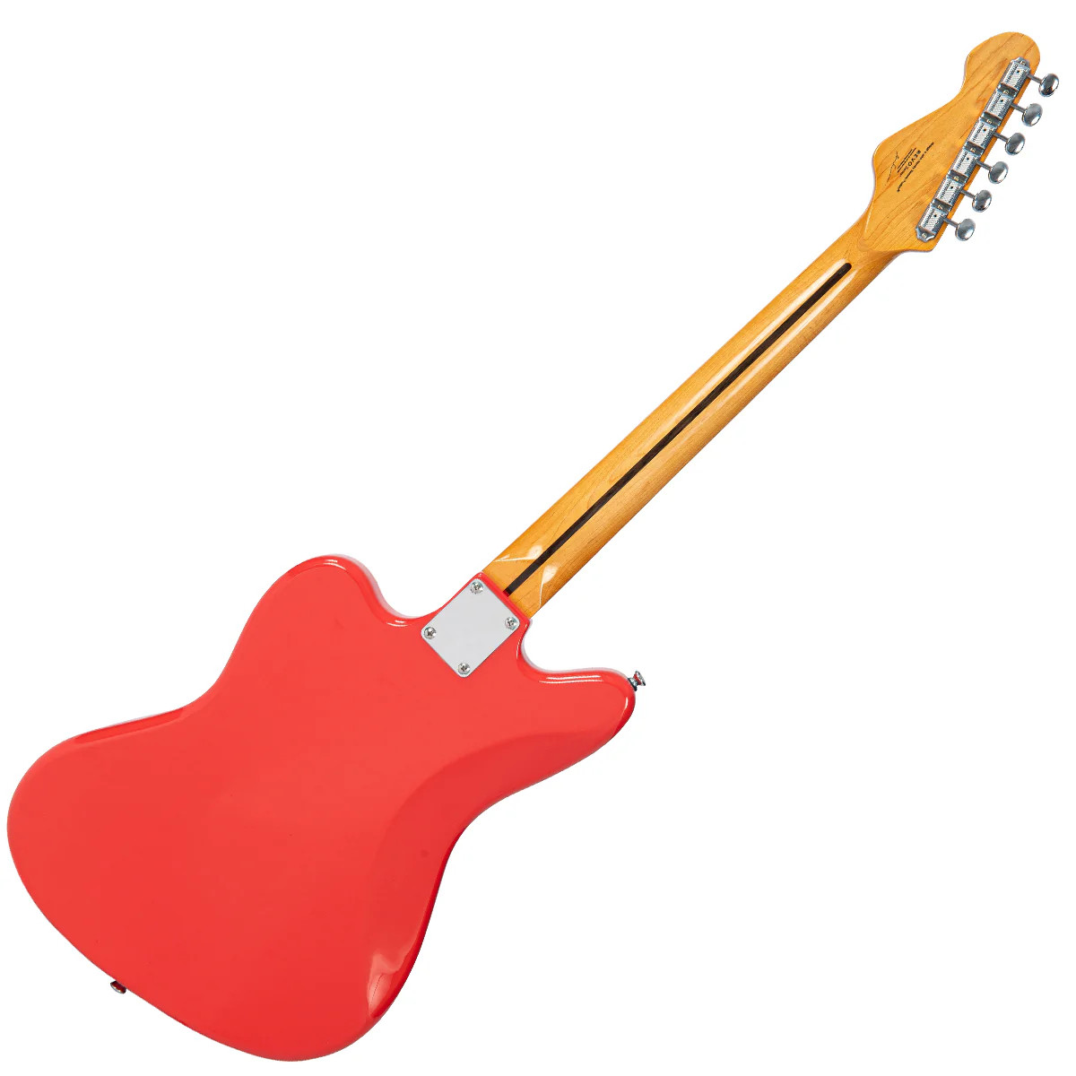 Vintage REVO Series 'Surfmaster 90' Guitar - Firenza Red - (VRS659FR)