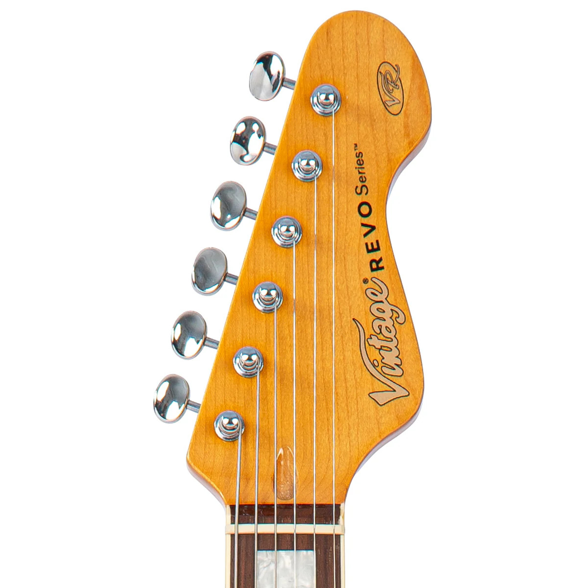 Vintage REVO Series 'Vision' Electric Guitar - Two Tone Sunburst (VRV800SB)