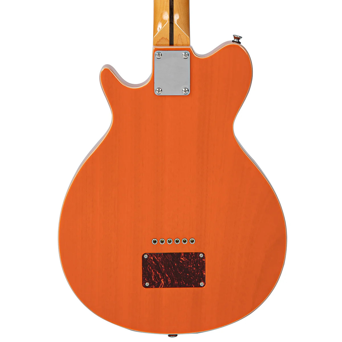 Vintage REVO Series 'Vision' Electric Guitar - Trans Orange (VRV800TO) | Musician Madness