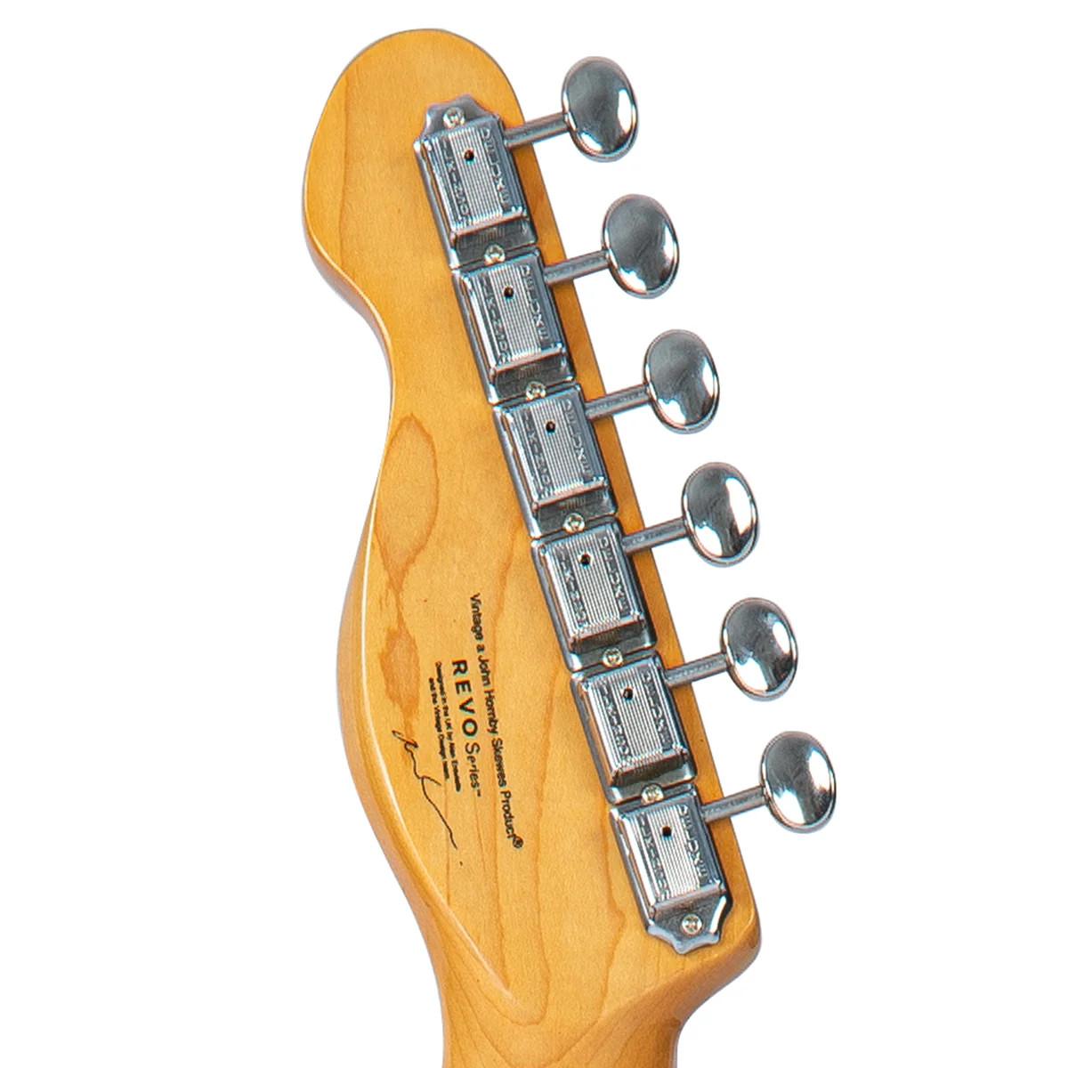 Vintage REVO Series 'Vision' Electric Guitar - Trans Orange (VRV800TO) | Musician Madness
