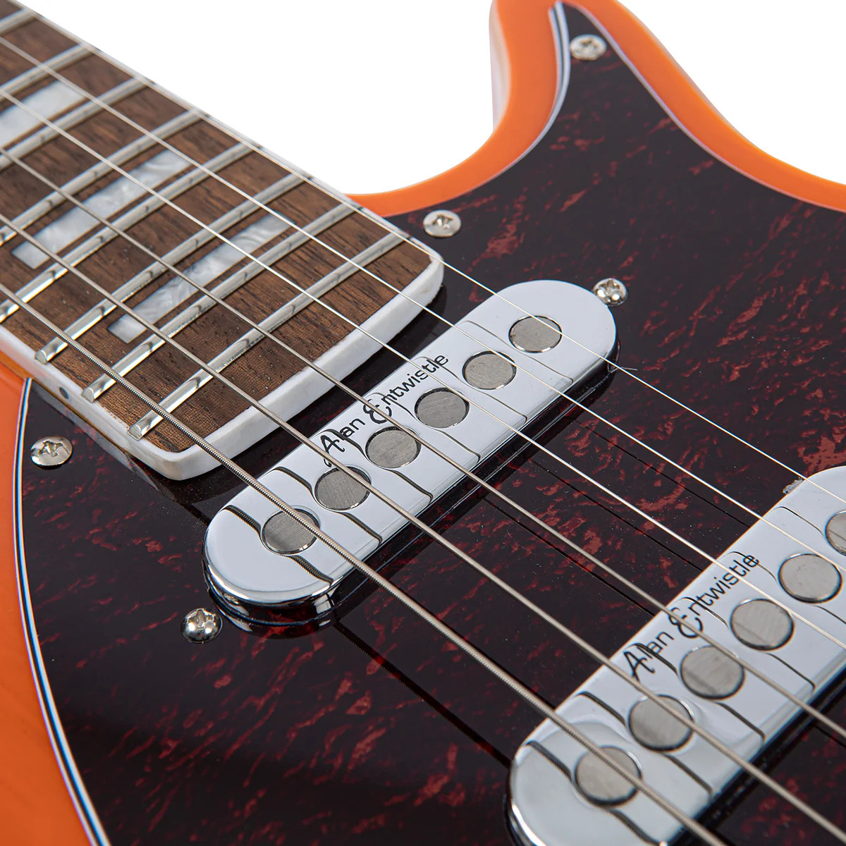 Vintage REVO Series 'Vision' Electric Guitar - Trans Orange (VRV800TO) | Musician Madness