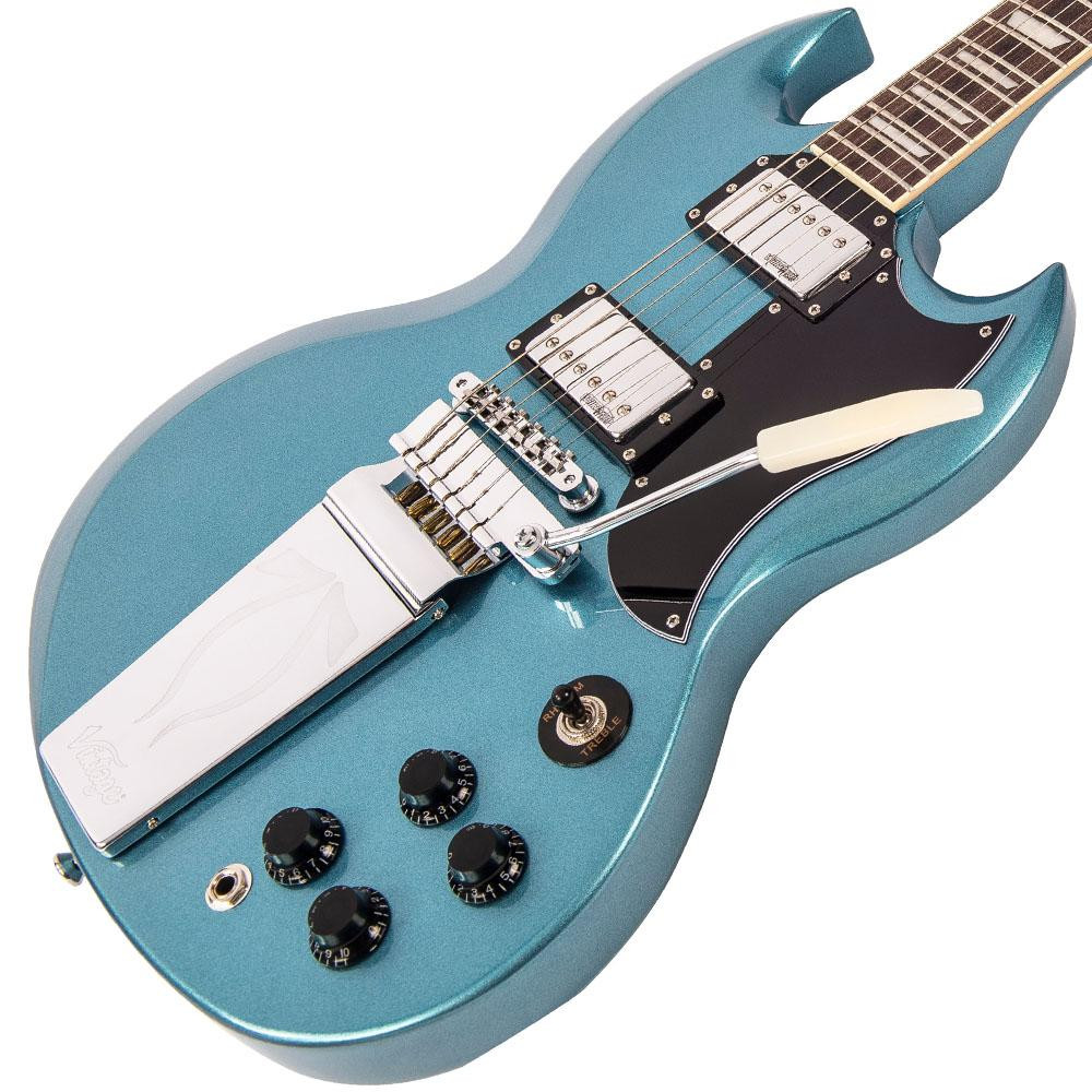 Vintage VS6V Reissued with Vintage Style Vibrato - Gun Hill Blue (VS6VGHB)