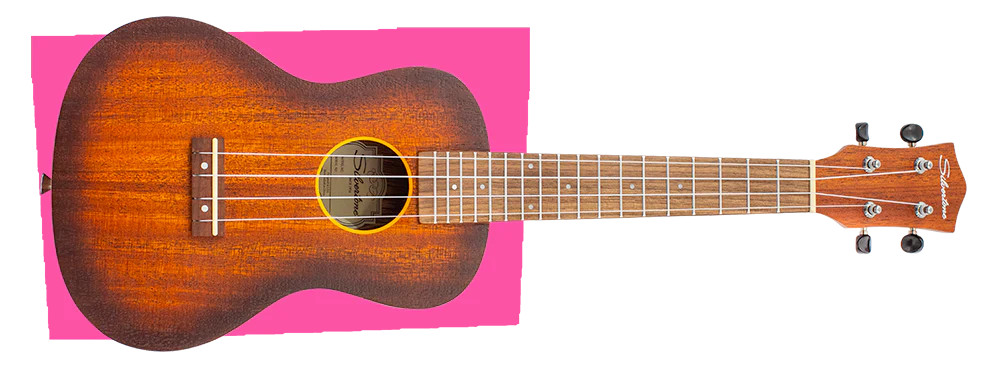 Silvertone Concert Ukulele - Brown Sunburst (853) | Musician Madness