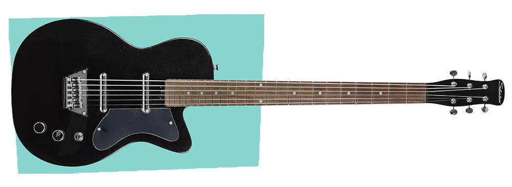 Silvertone Baritone 1373 - Black Silver Flake (1373BSF)