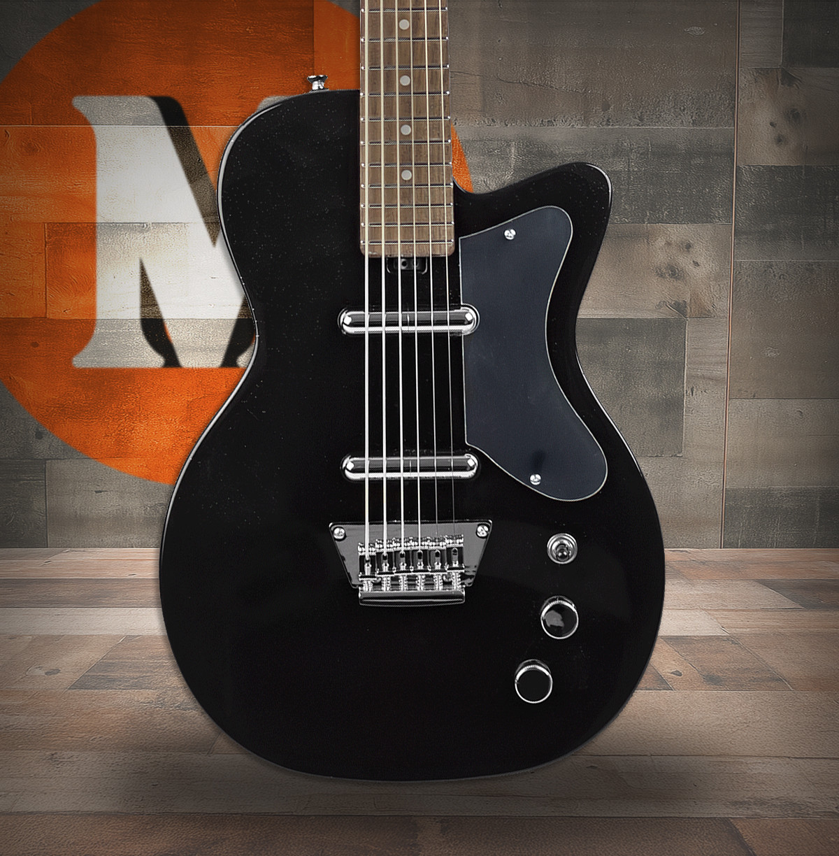 Silvertone Baritone 1373 - Black Silver Flake (1373BSF)