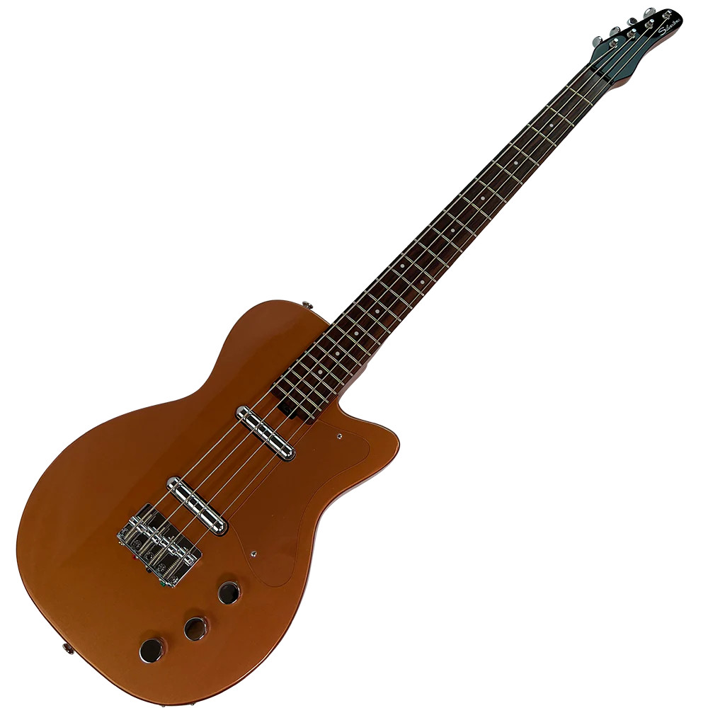 Silvertone Short Scale Lipstick Pickups 24 Fret - Copper Metallic (1444CM) | Musician Madness