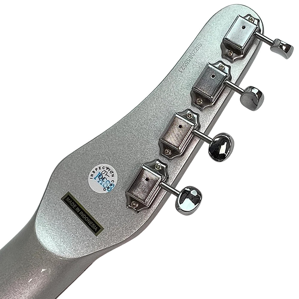 Silvertone Short Scale Bass Lipstick Pickups 24 Fret - Silverburst (1444SVB) | Musician Madness