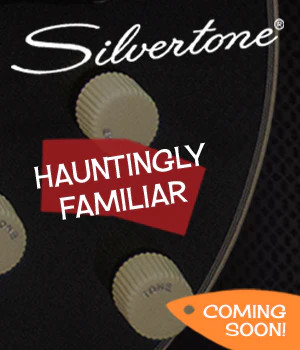 Silvertone Semi-Hollow w/ Trapeze 2 mini-hum PU's - Tobacco Burst (1446TTSB)