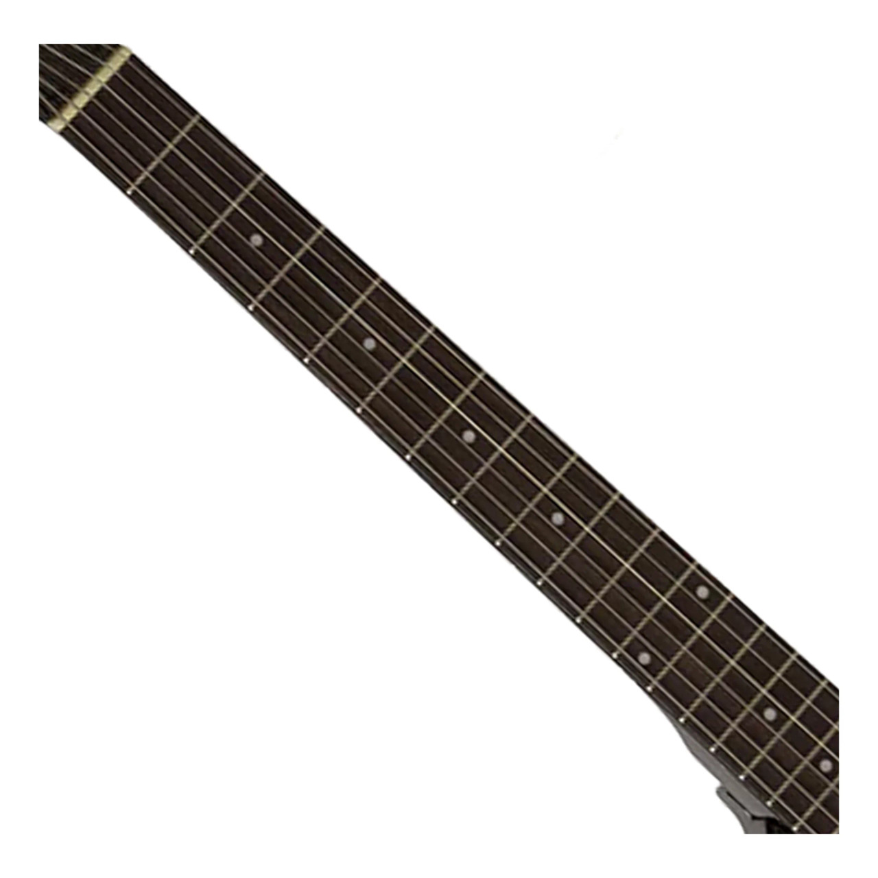 Silvertone Double Cut Bolt-on Alnico 6 Lipstick PU's - Heavy Silver Flake (1449HSF) | Musician Madness