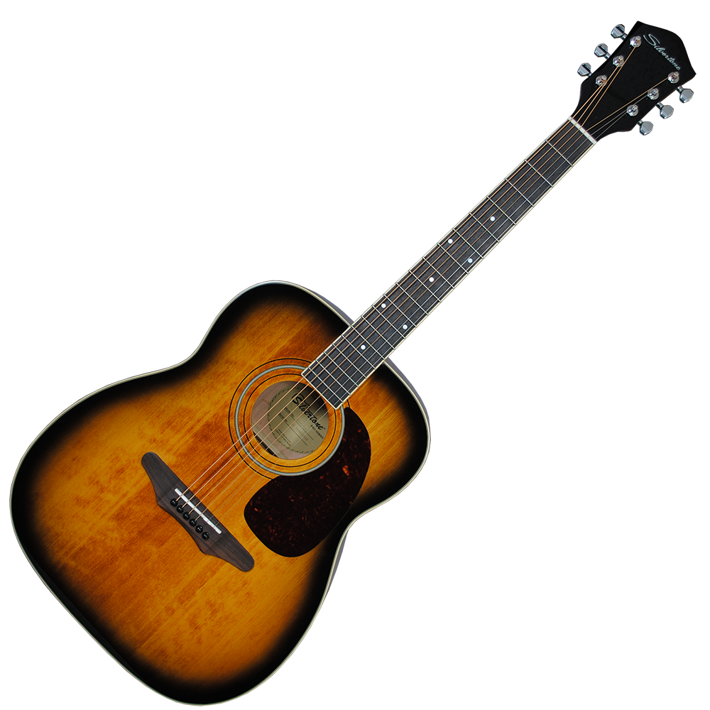Silvertone Jumbo Acoustic - Vintage Sunburst (633AVS) | Musician Madness