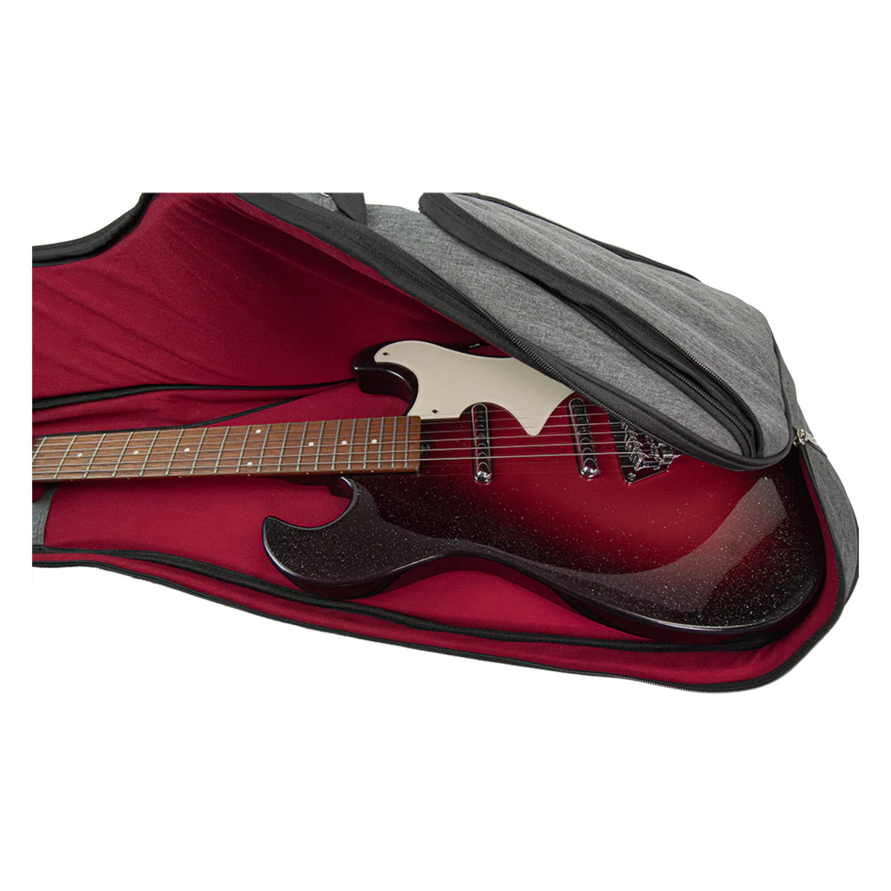 Silvertone Semi-Hollowbody Gigbag for 1446 - 20mm / Red Interior (SCSHGB-GR)