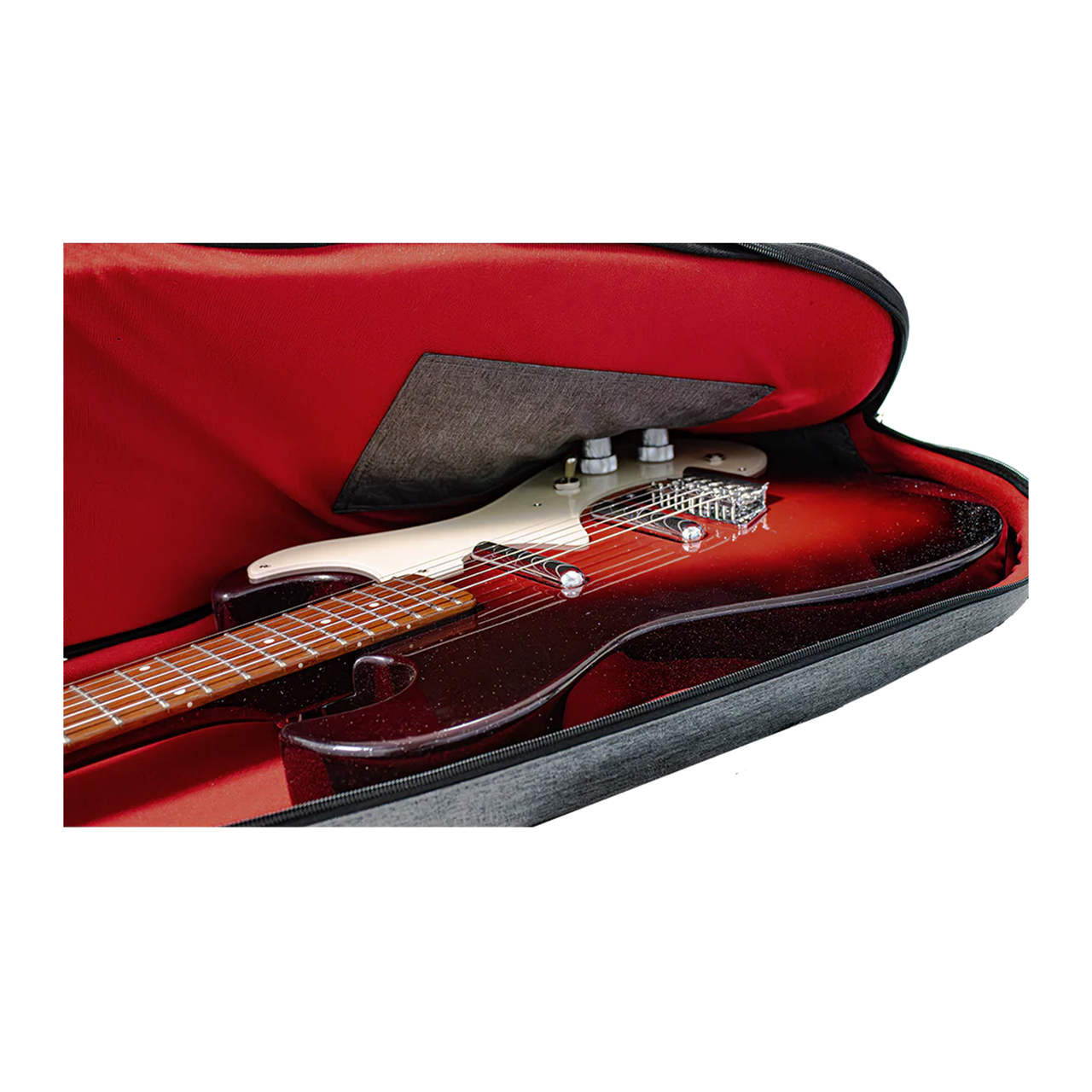 Silvertone Semi-Hollowbody Gigbag for 1446 - 20mm / Red Interior (SCSHGB-GR)