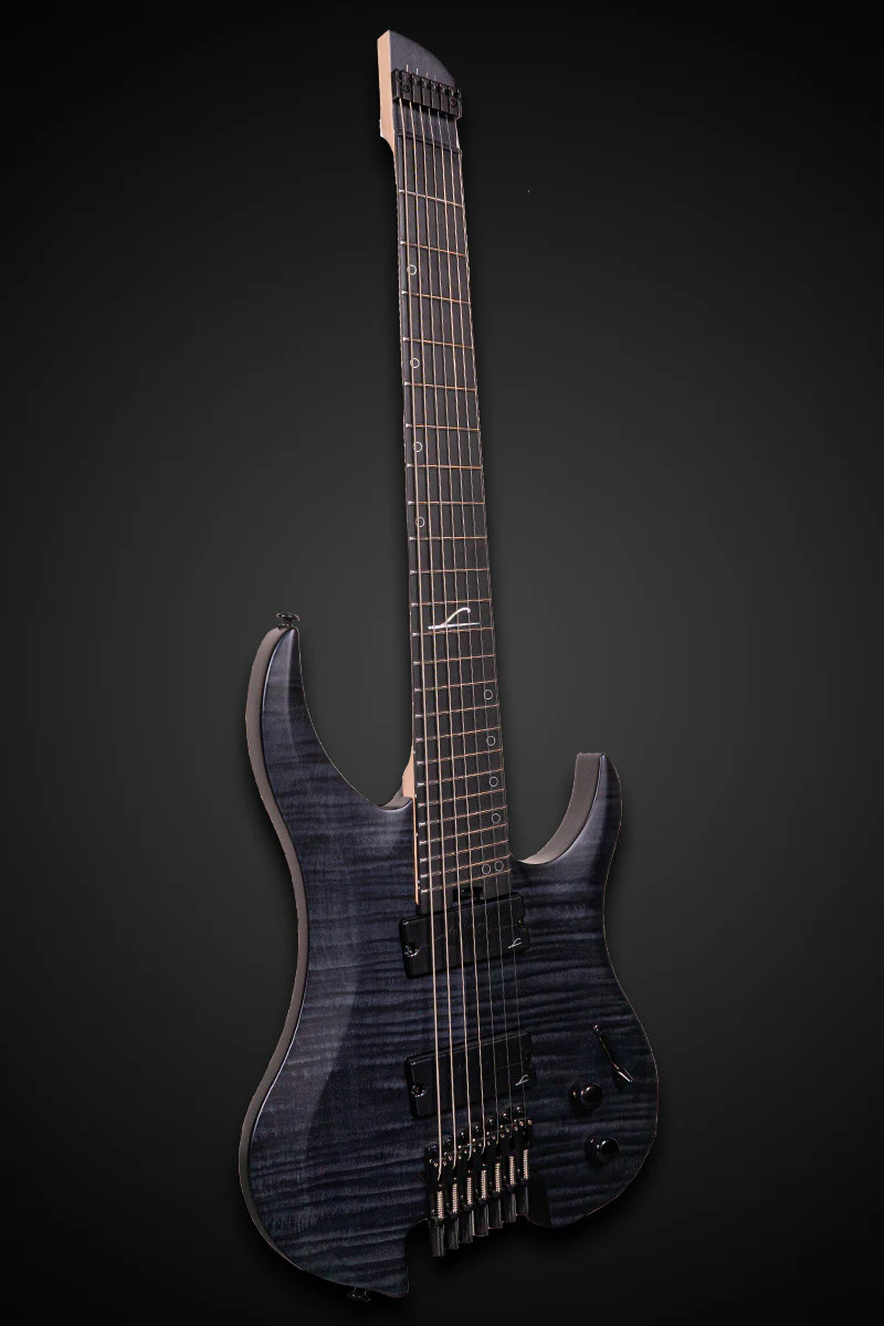 Legator Ghost G7FSS Seven String Electric Guitar - Black (G7FSS-BLK)|Musician Madness