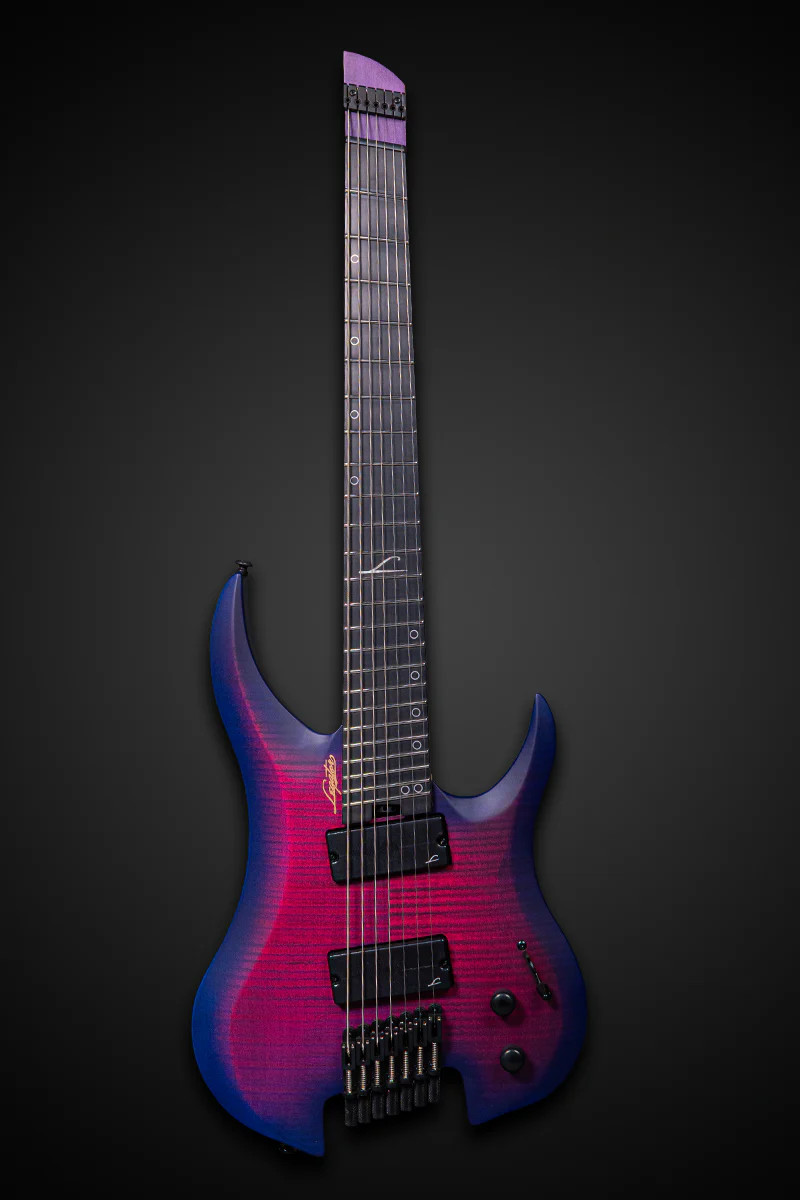 Legator Ghost G7FSS Seven String Electric Guitar - Hyper Nova Blue (G7FSS-HB)