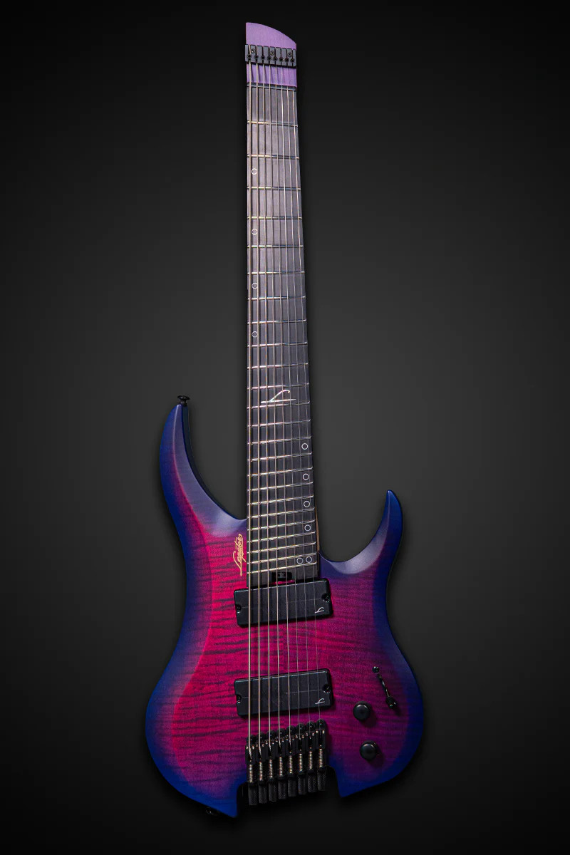 Legator Ghost G8FSS Eight String Electric Guitar - Hyper Nova Blue (G8FSS-HB)