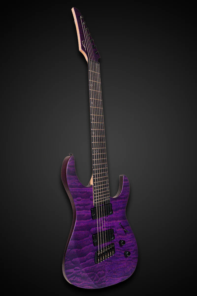 Legator Ninja N7FSS Seven String Electric Guitar - Purple (N7FSS-PR)|Musician Madness