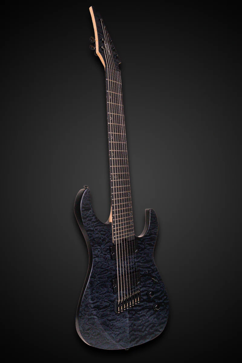 Legator Ninja N8FSS Eight String Electric Guitar - Black (N8FSS-BLK) | Musician Madness