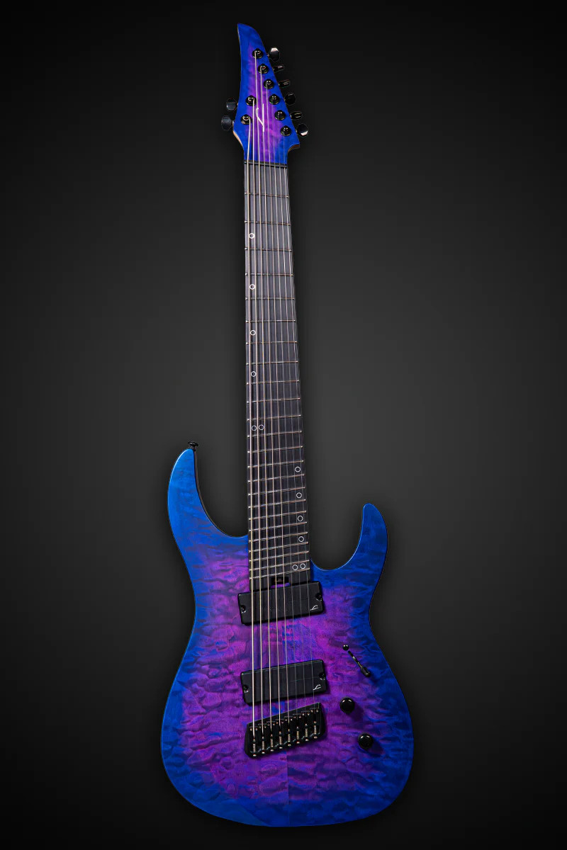 Legator Ninja N8FSS Eight String Electric Guitar - Hyper Nova Blue (N8FSS-HB) | Musician Madness