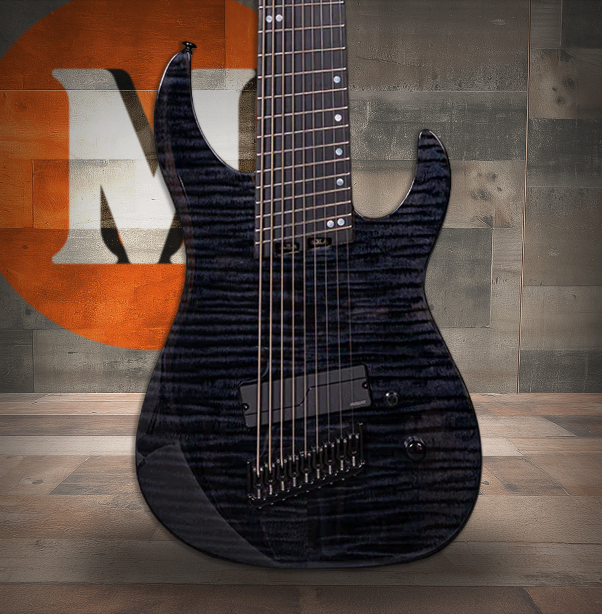 Legator Ninja N9F Nine String Electric Guitar -Black (N9F-BLK) | Musician Madness