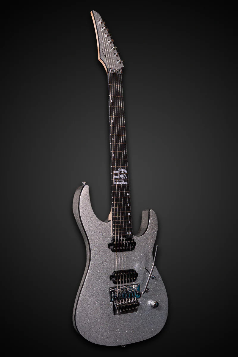Legator YO7 Signature 7 String Electric Guitar - Silver Samurai (YO7)|Musician Madness