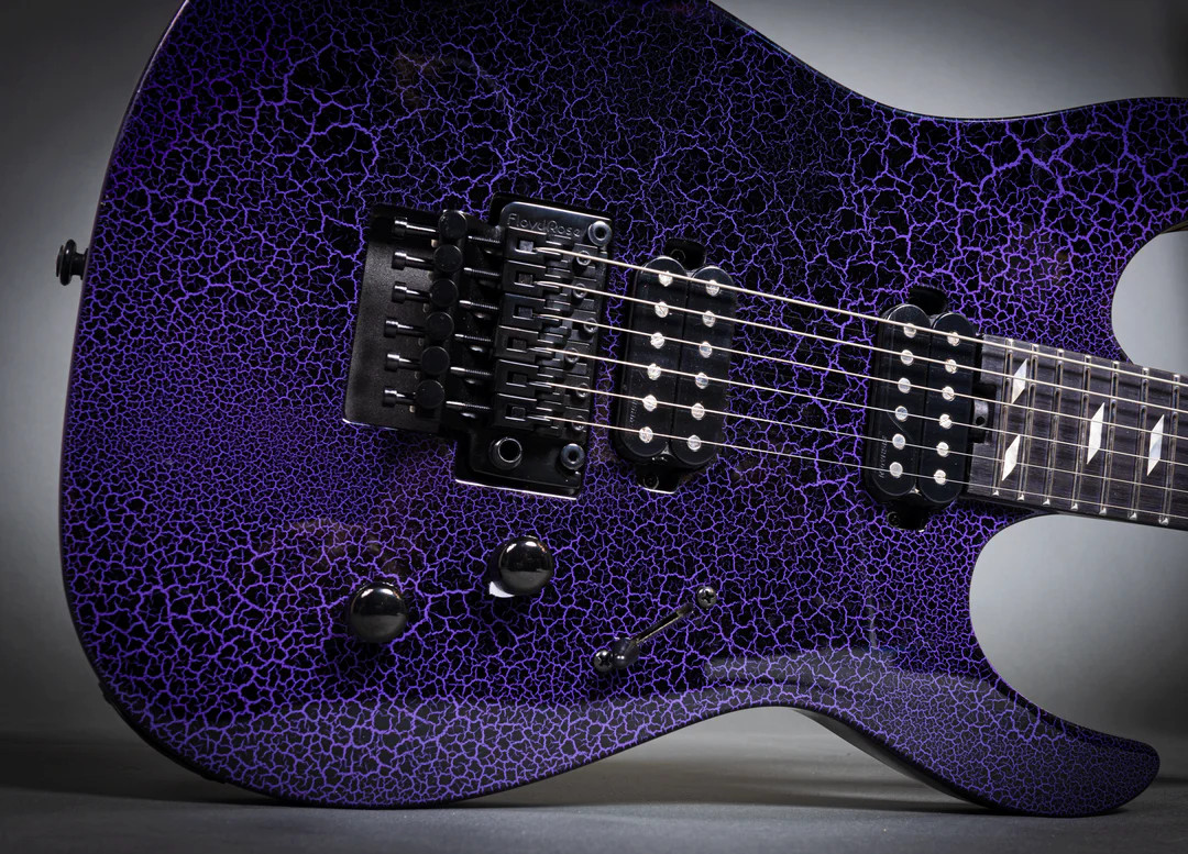 Legator N6FR Six String Electric Guitar - Purple Crackle (N6FR-PR)