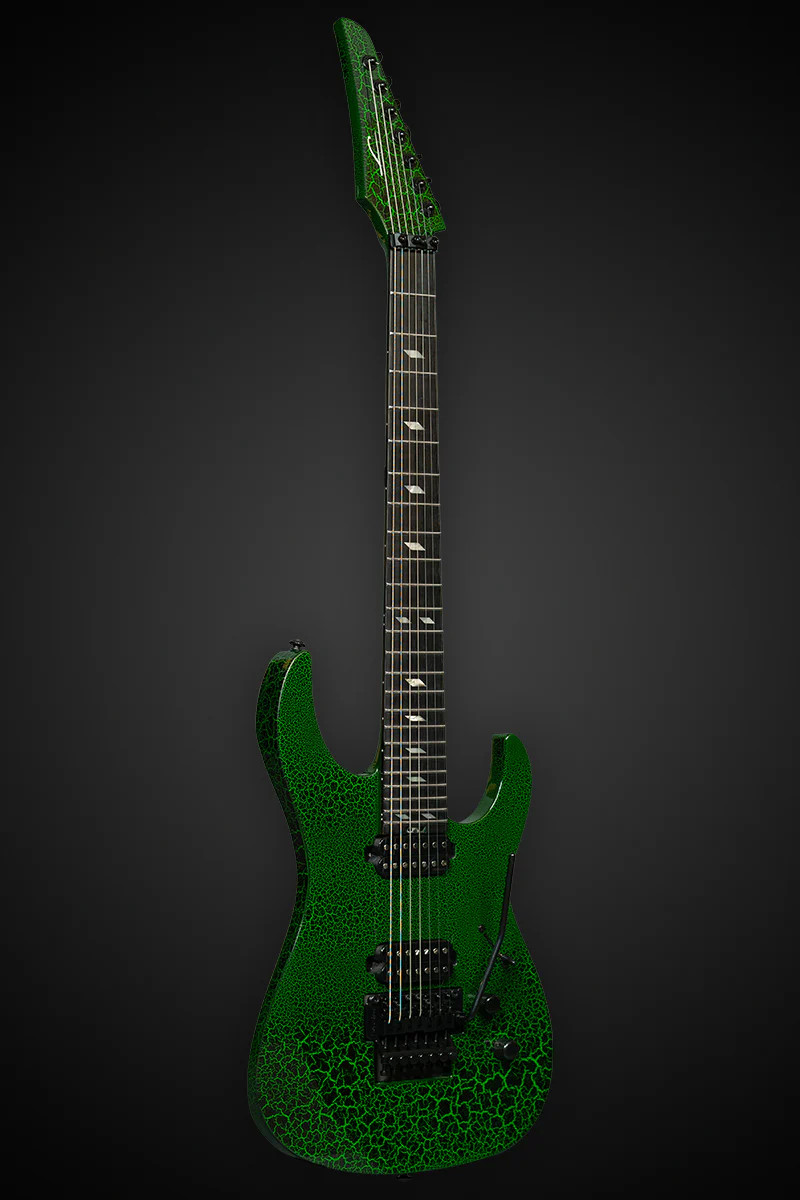 Legator N7FR Seven String Electric Guitar - Green Crackle (N7FR-GR) | Musician Madness