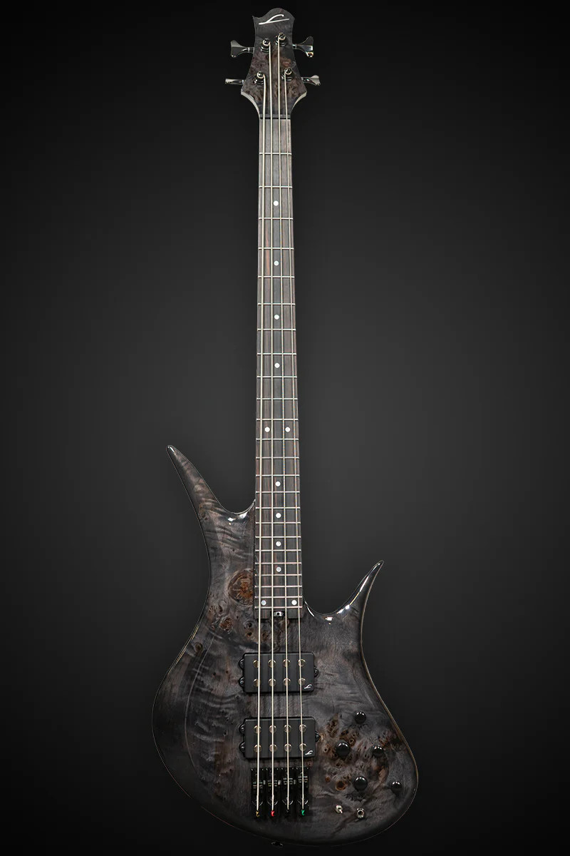 Legator HB4 Bass Guitar - Black Burl (HB4-BLK) | Musician Madness