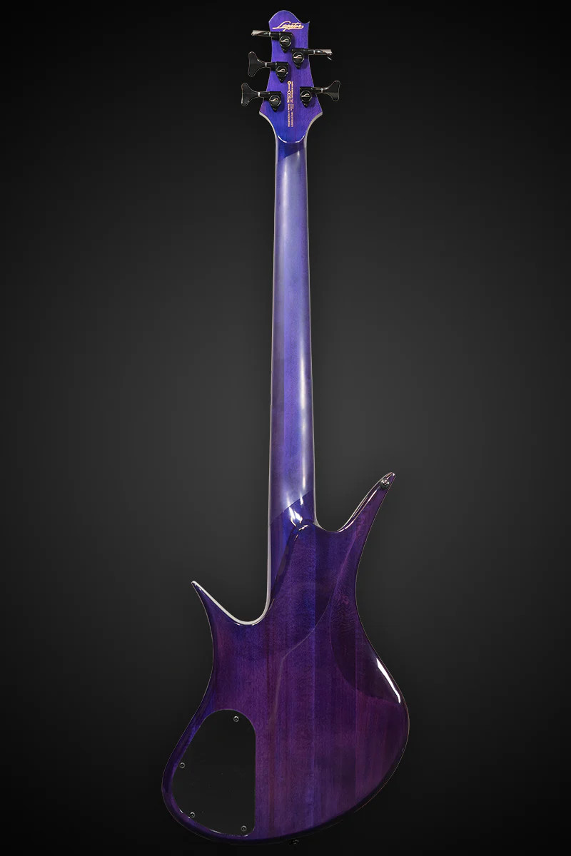 Legator HB5 Bass Guitar - Magenta Burl (HB5-MAG) | Musician Madness
