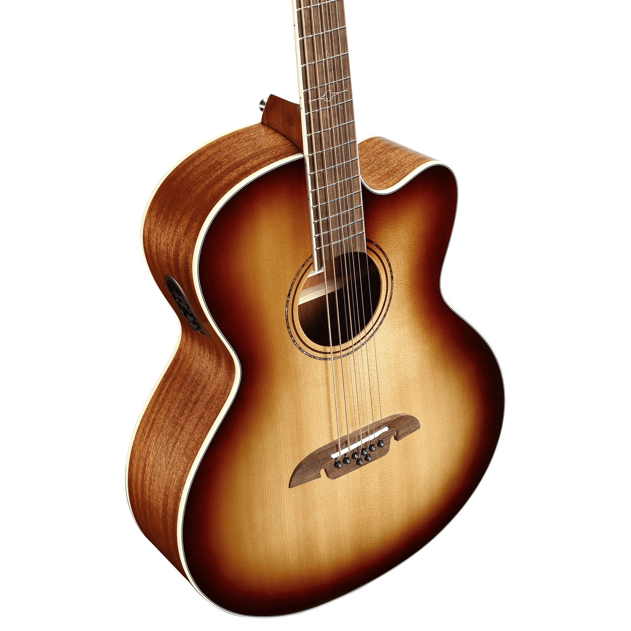 Alvarez Artist Baritone Guitar Acoustic Electric 8 String Shadowburst with Cutaway (ABT60CE_8-String_Shadowburst)