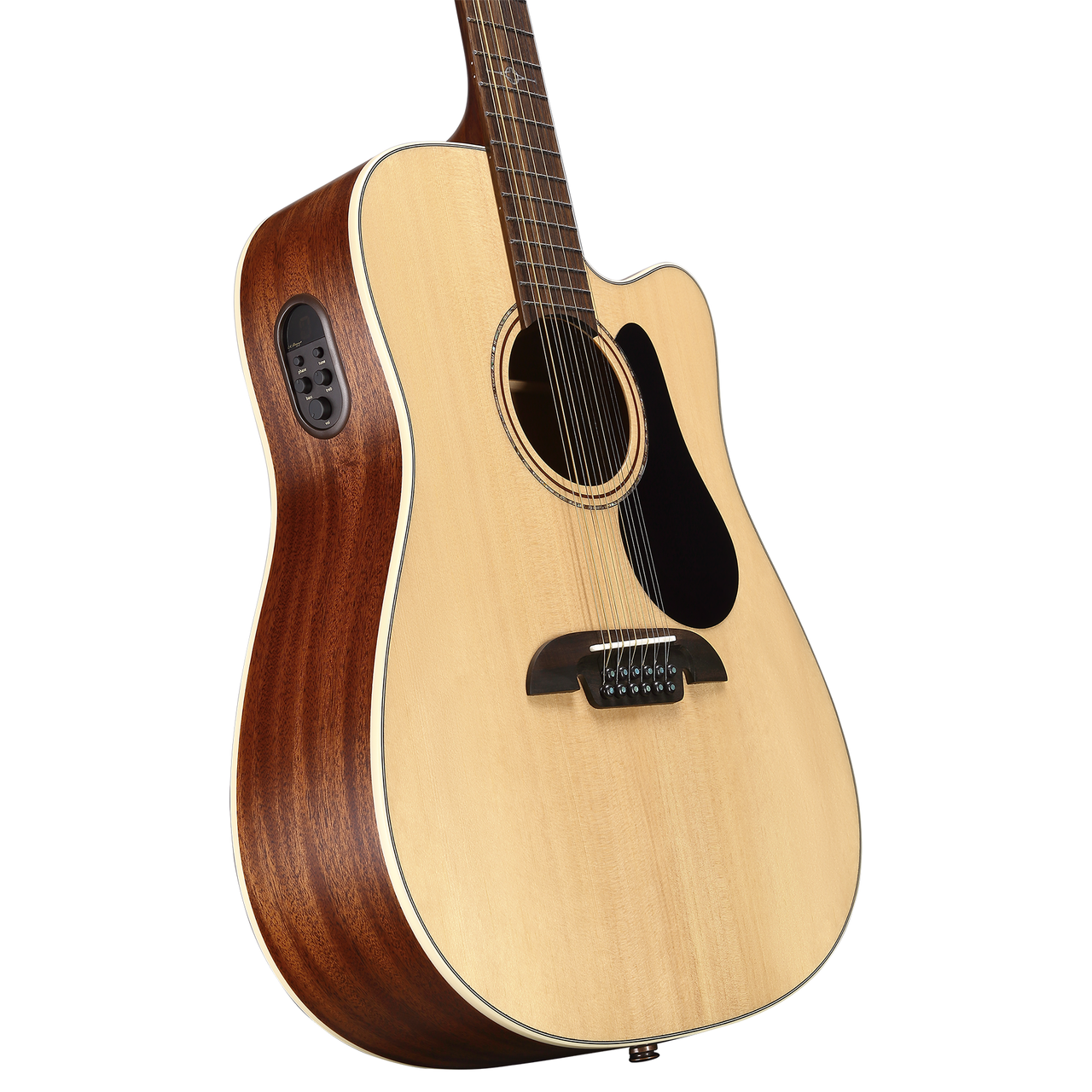 Alvarez Artist Dreadnought Guitar Acoustic Electric 12 string with Cutaway (AD60CE_12-String)