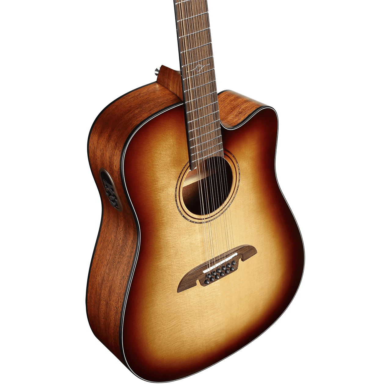 Alvarez Artist Dreadnought Guitar Acoustic Electric Shadowburst 12 String with Cutaway (AD60CE_12-String_Shadowburst)