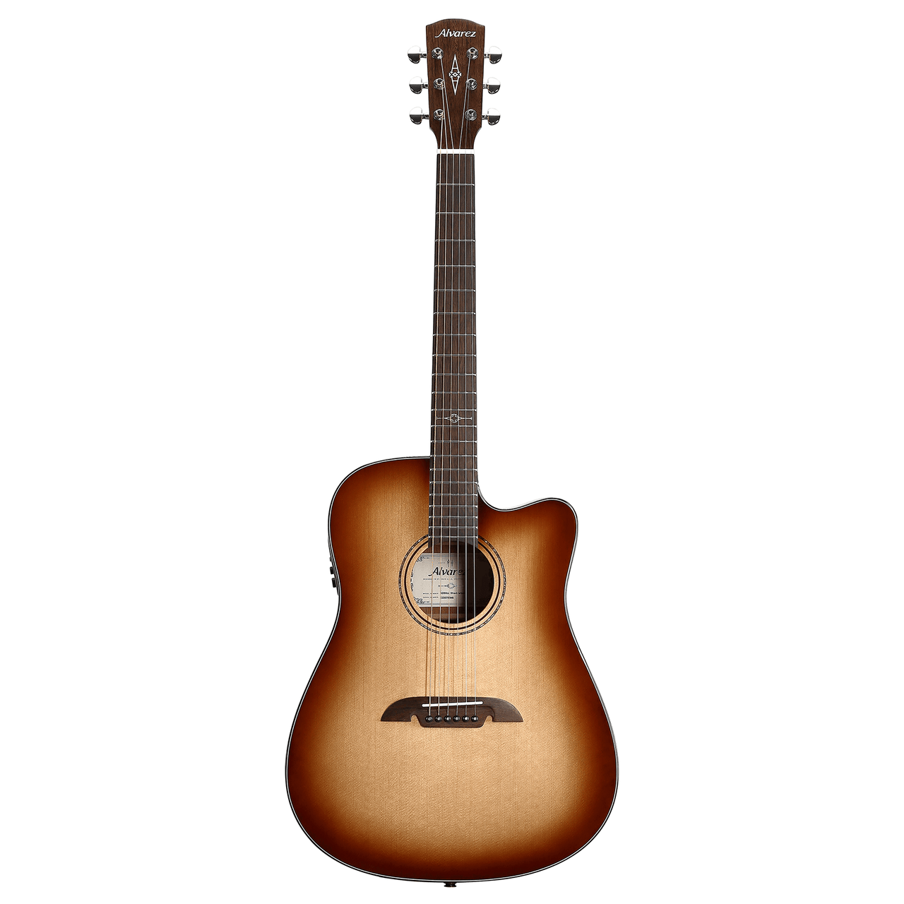 Alvarez Artist Dreadnought Guitar Acoustic Electric Shadowburst with Cutaway (AD60CE_Shadowburst)