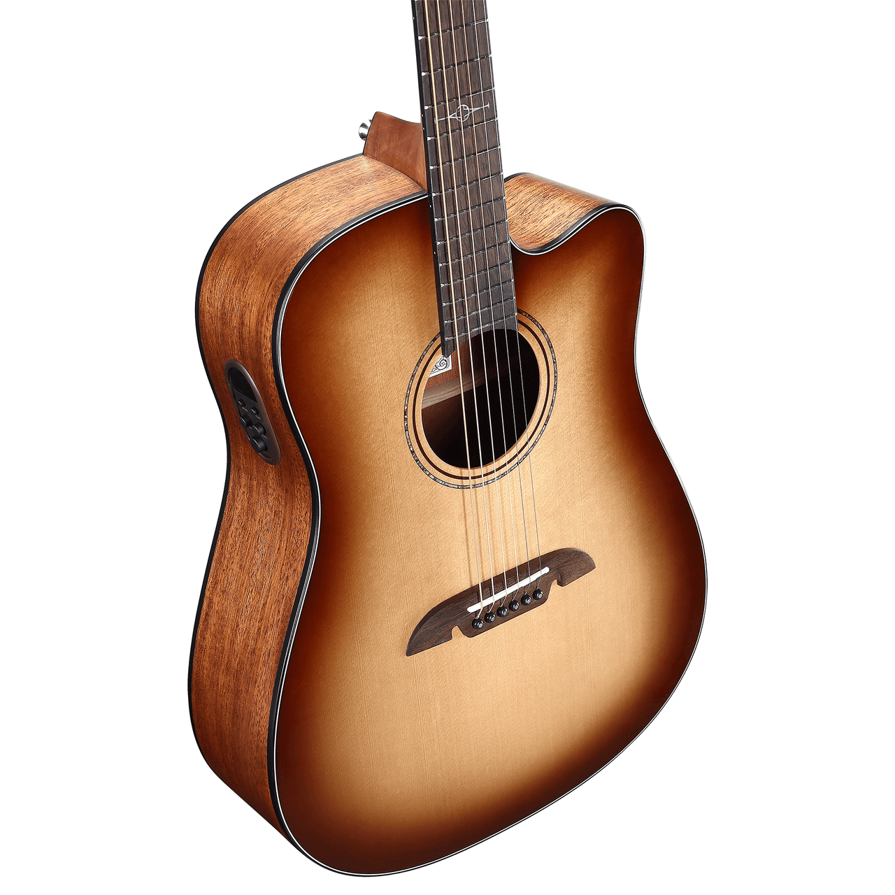 Alvarez Artist Dreadnought Guitar Acoustic Electric Shadowburst with Cutaway (AD60CE_Shadowburst)