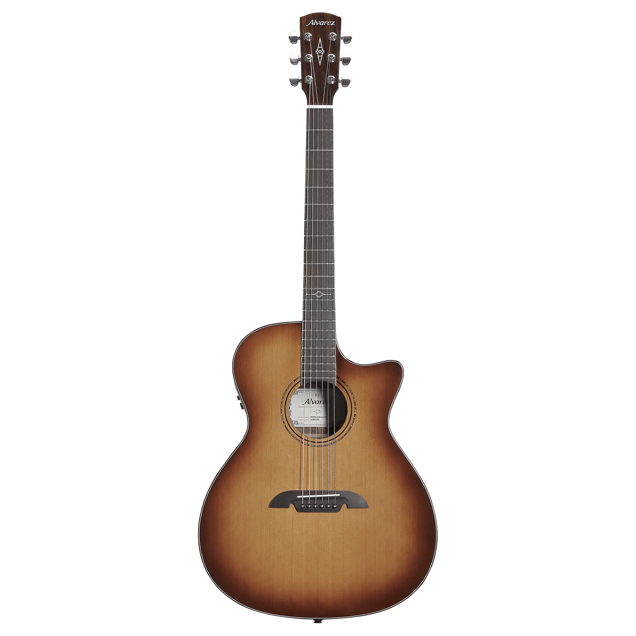 Alvarez Artist Elite Grand Auditorium Guitar Acoustic Electric Shadowburst with Cutaway (AEG95CE_Shadowburst)