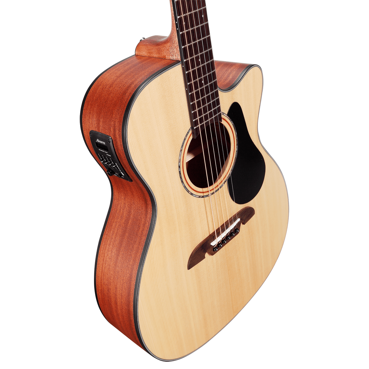 Alvarez Artist Series OM/Folk Electric w/Cutaway EQ& Tuner (AF30CE)