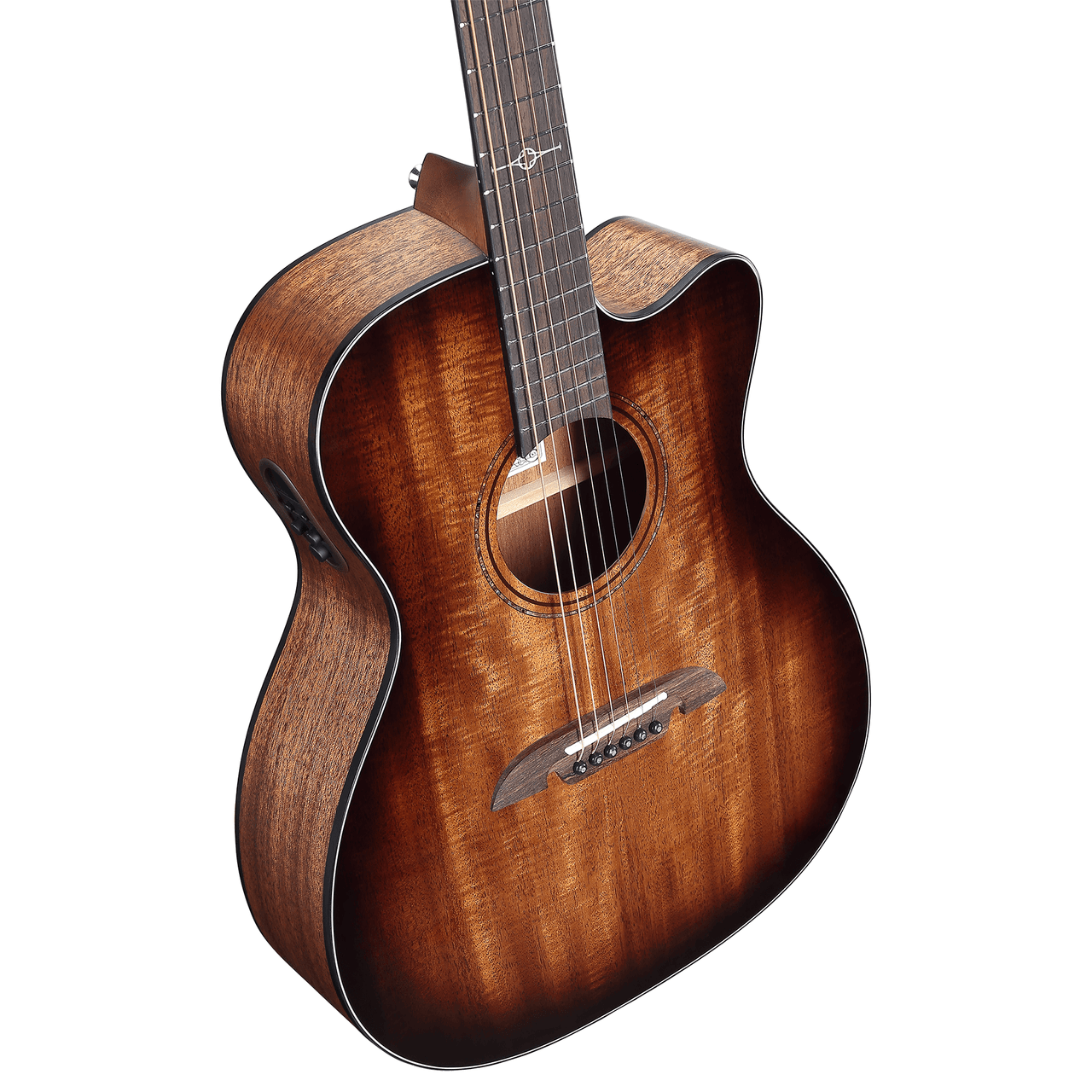 Alvarez Artist Folk/OM Guitar Acoustic Electric Shadowburst with Cutaway (AF66CE_Shadowburst) | Musician Madness