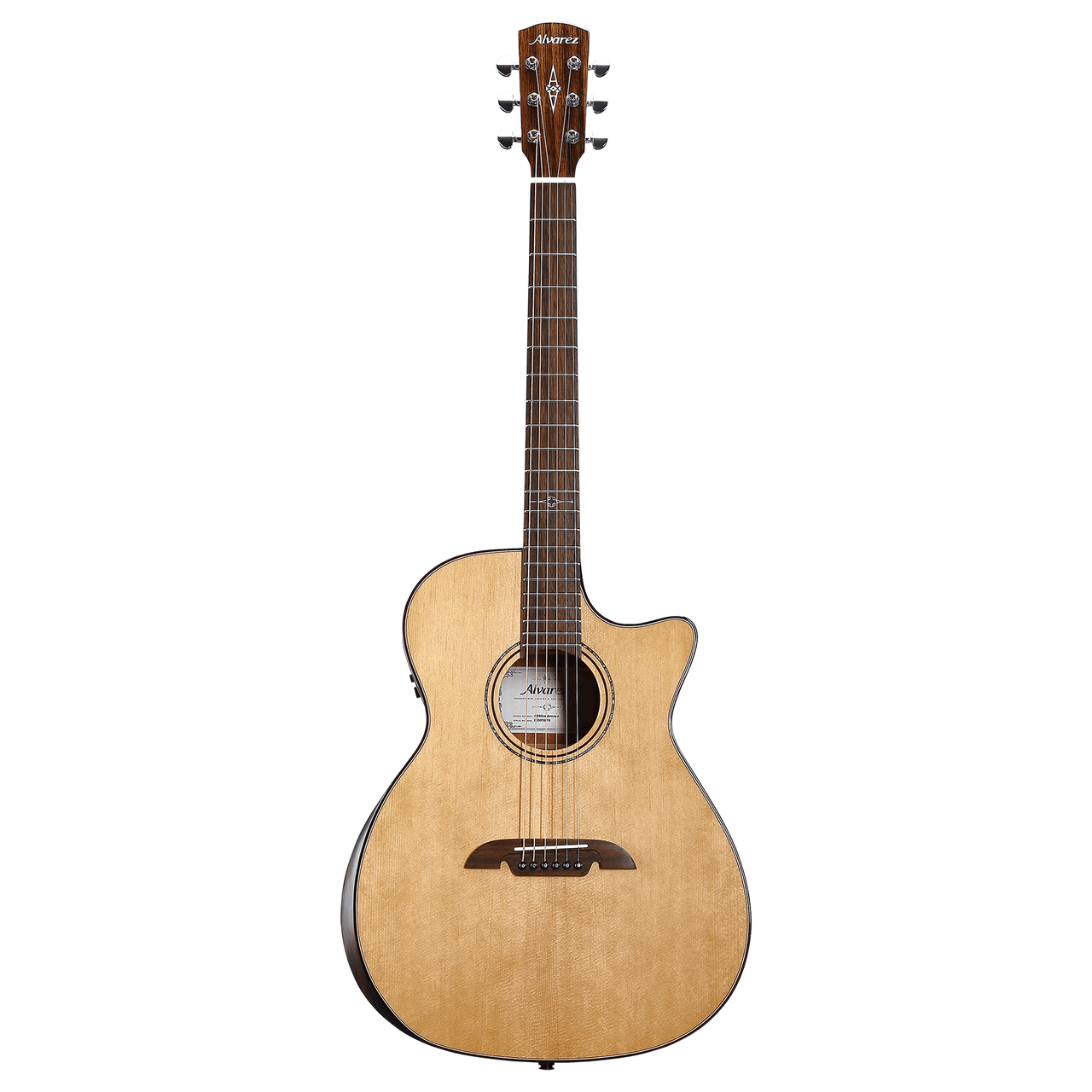 Alvarez Artist Grand Auditorium Guitar Acoustic Electric Armrest with Cutaway (AG60CE_Armrest) | Musician Madness