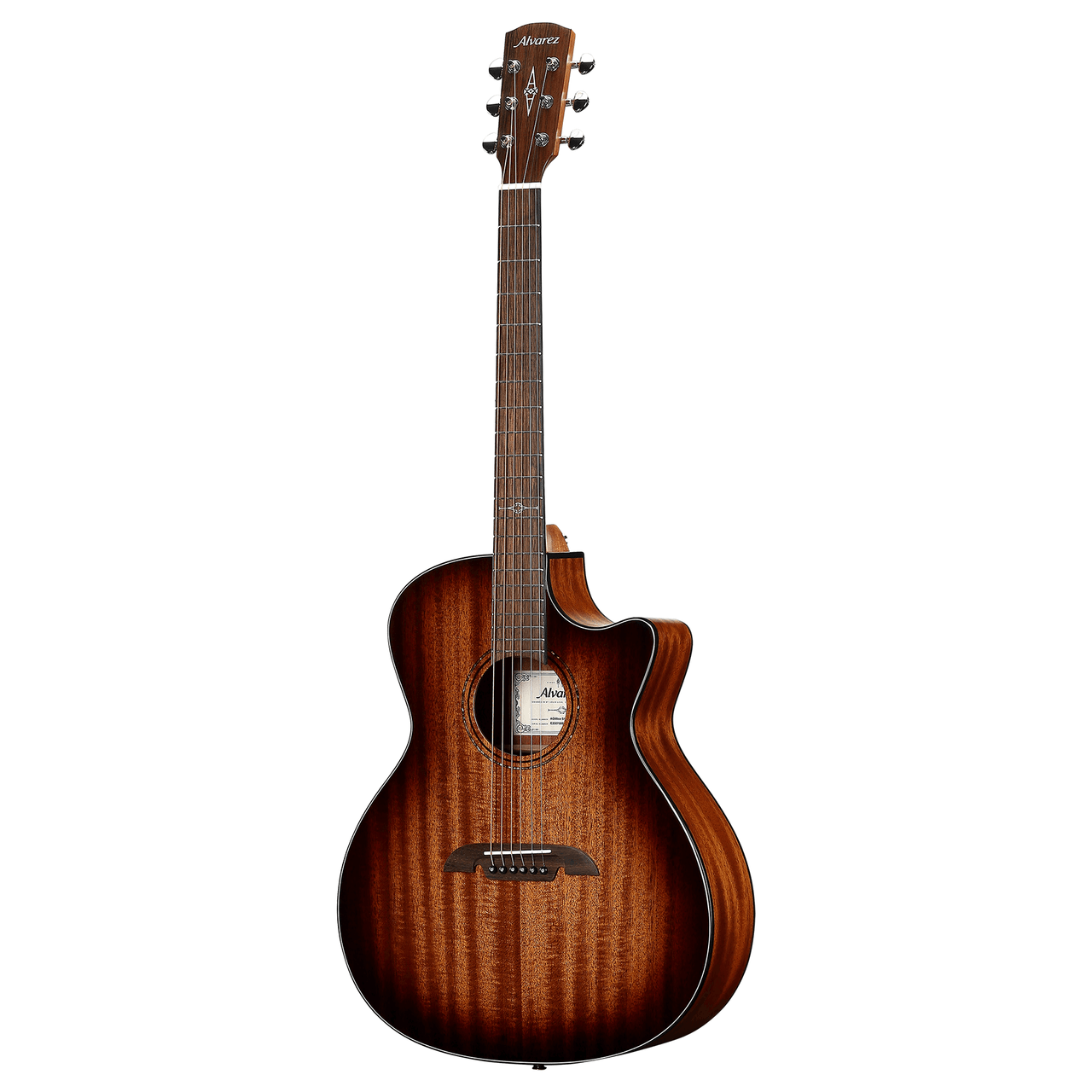 Alvarez Artist Grand Auditorium Guitar Acoustic Electric Shadowburst with Cutaway (AG66CE_Shadowburst)