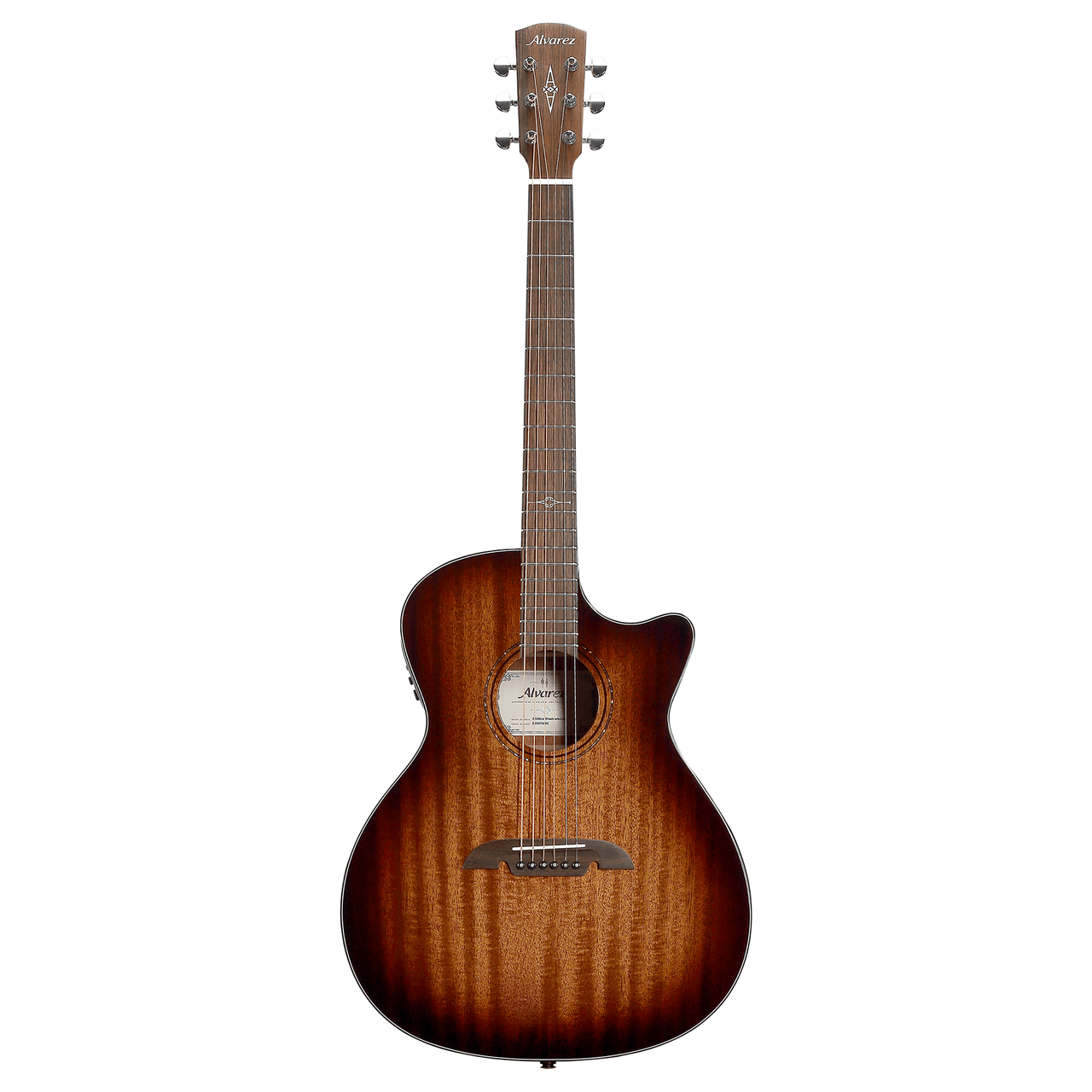 Alvarez Artist Grand Auditorium Guitar Acoustic Electric Shadowburst with Cutaway (AG66CE_Shadowburst) | Musician Madness