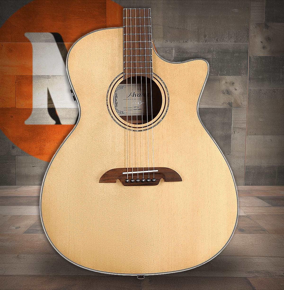 Alvarez Artist Grand Auditorium Guitar Acoustic Electric with Cutaway (AG70CE)