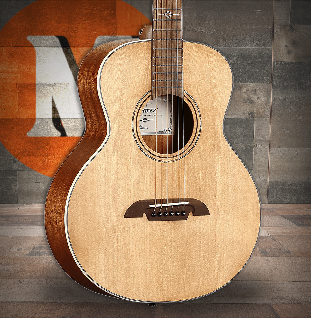Alvarez Artist Little Jumbo Travel Acoustic Guitar with Gig Bag (ALJ2) | Musician Madness
