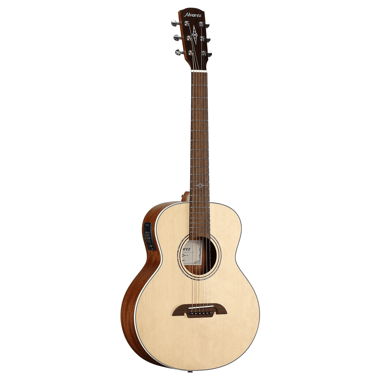 Alvarez Artist Little Jumbo Travel Guitar Acoustic Electric  with Gig Bag (ALJ2E) | Musician Madness