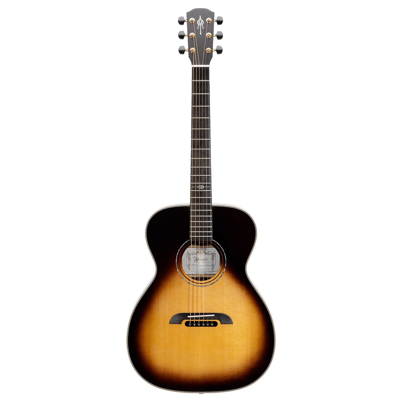 Alvarez Yairi Masterworks OM Acoustic Electric FST6 (FYM70_Herringbone_Sunburst) | Musician Madness