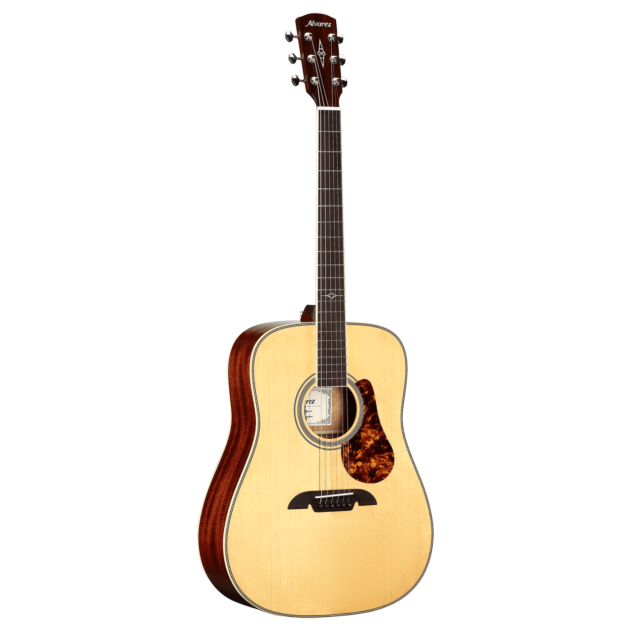 Alvarez Masterworks Dreadnought Guitar Acoustic Electric (MD60E_Herringbone) | Musician Madness